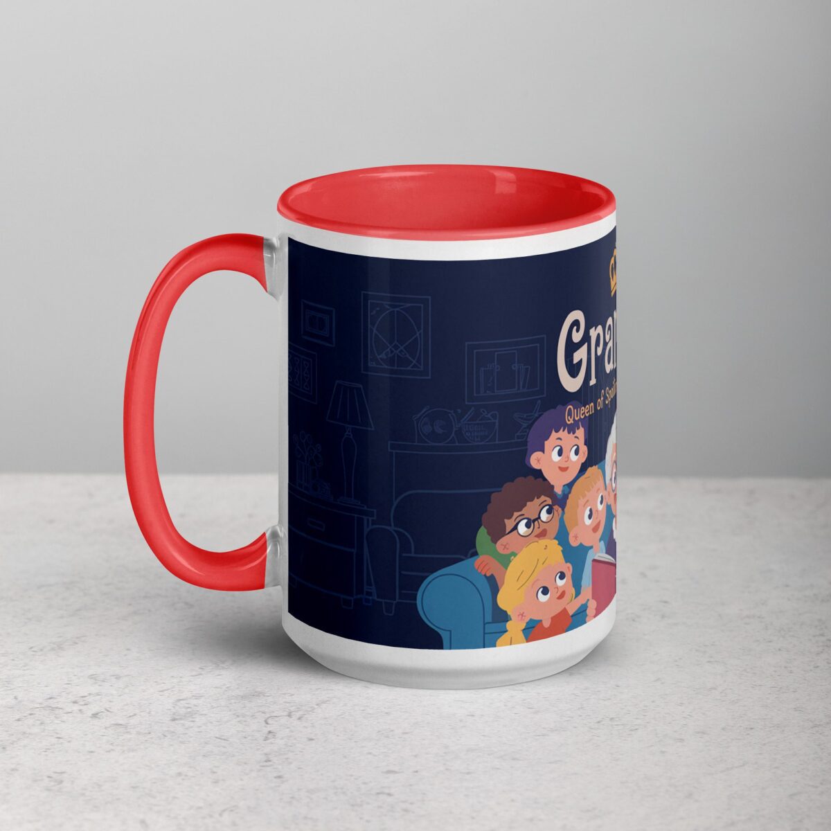 Grandma: Queen of Spoiling and Storytelling Mug - Image 11