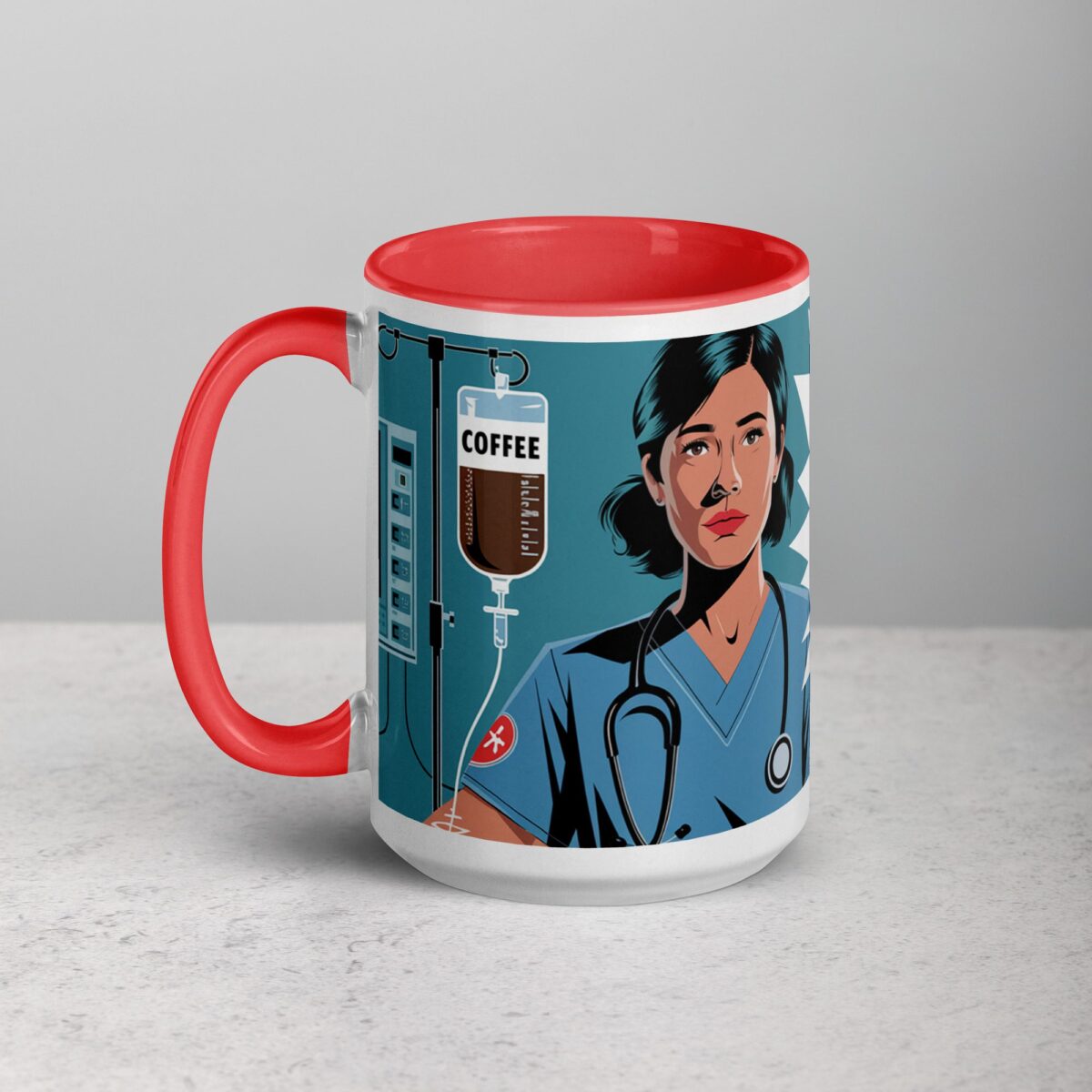 Nurses Need Coffee, Stat! Nurse Mug - Image 11