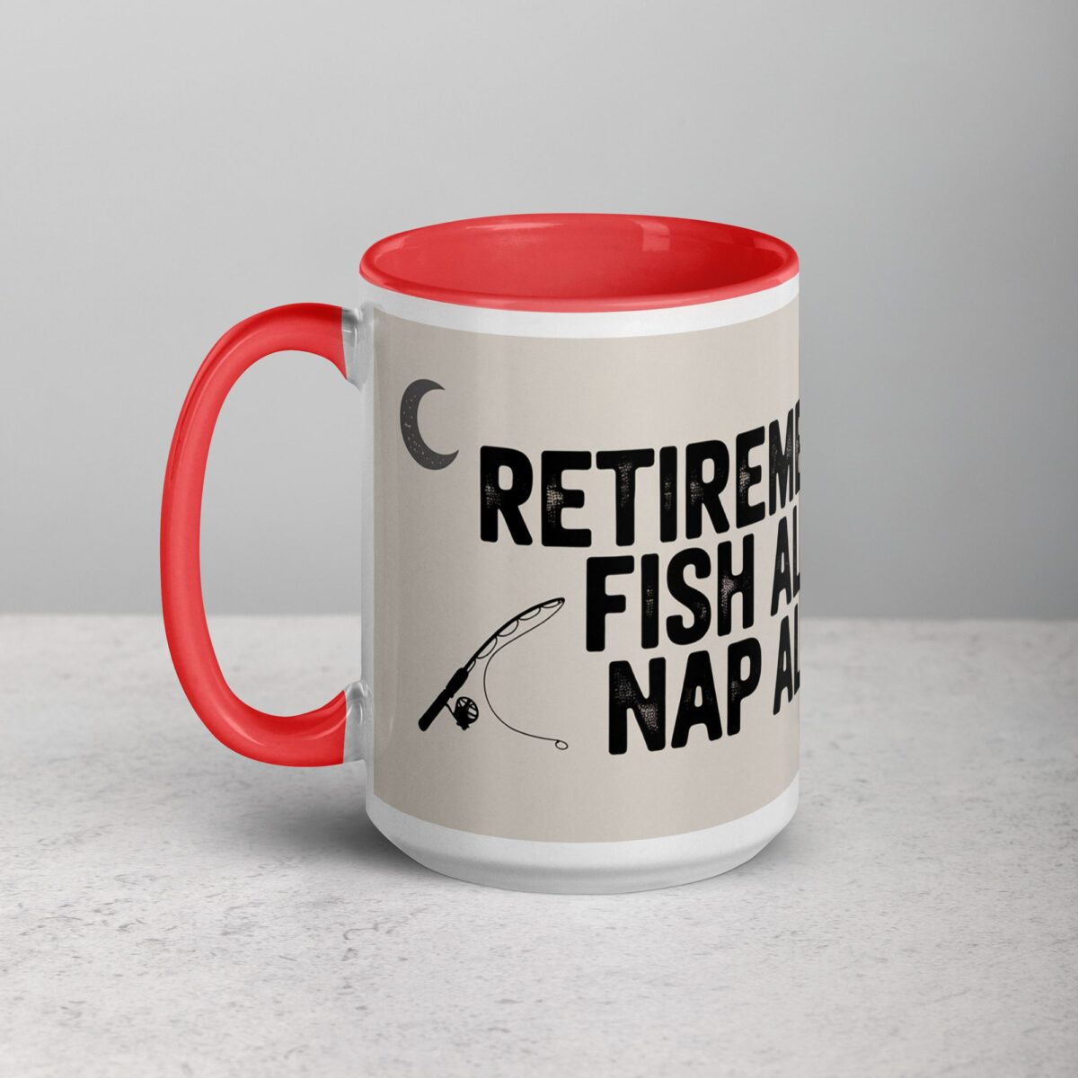 Retirement Plan: Fish All Day, Nap All Night Mug - Image 11