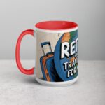 Retired: World’s Best Travel Agent for Myself Mug - Image 11