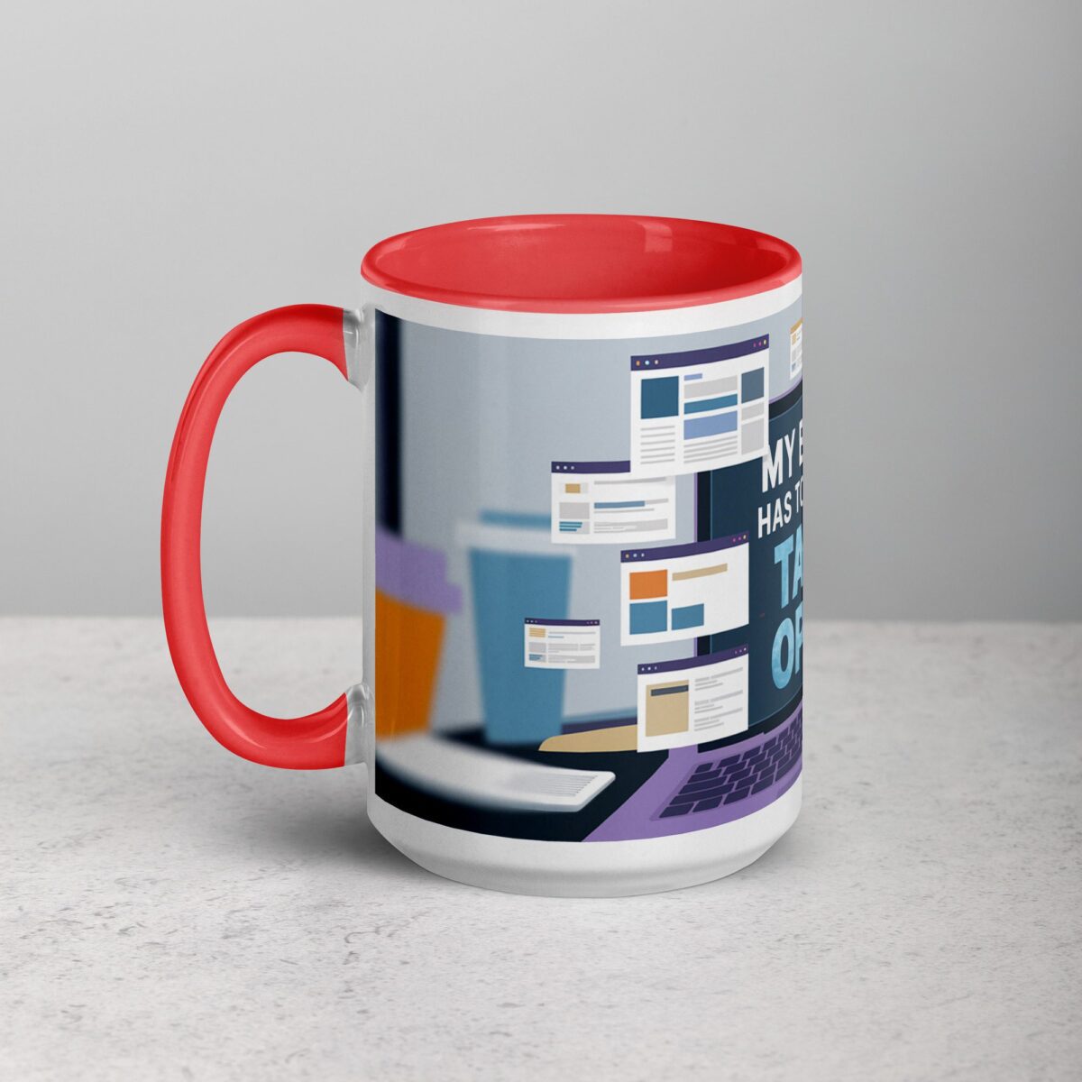 My Brain Has Too Many Tabs Open Sarcastic Mug - Image 11