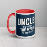 Uncle: The Legend, The Myth, The Babysitter Coffee Mug - Image 11