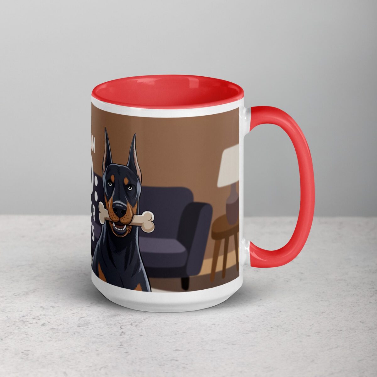 Doberman Dad: Protector of Treats Coffee Mug - Image 12