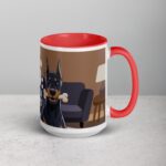 Doberman Dad: Protector of Treats Coffee Mug - Image 12