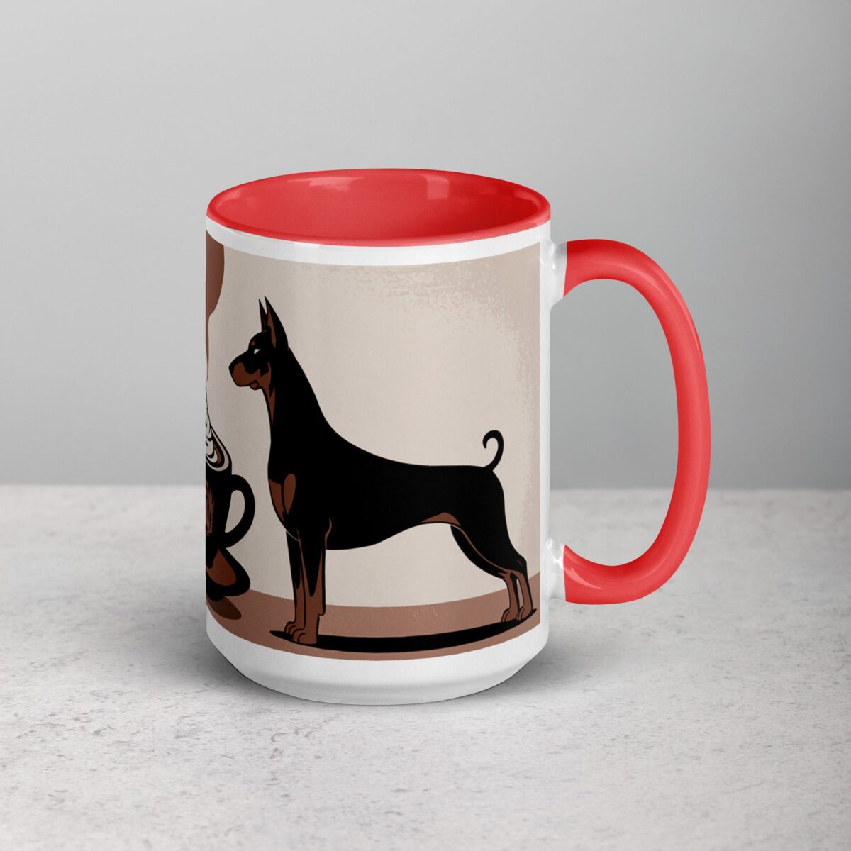 Fueled by Coffee and Doberman Love Mug - Image 12