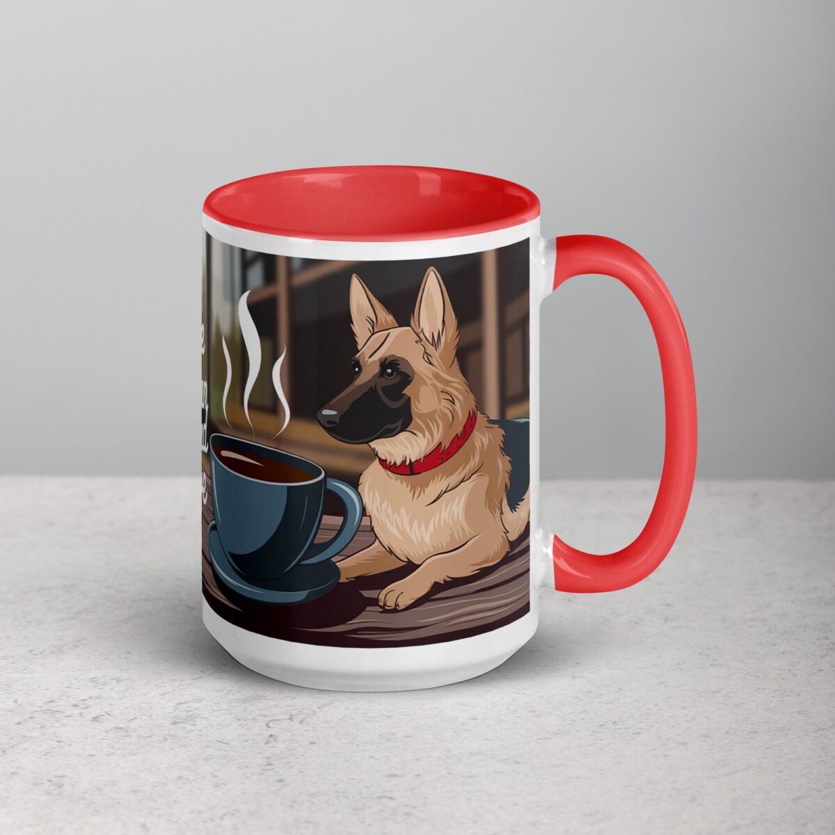 Fueled by Coffee and German Shepherd Love Mug - Image 12