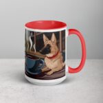 Fueled by Coffee and German Shepherd Love Mug - Image 12