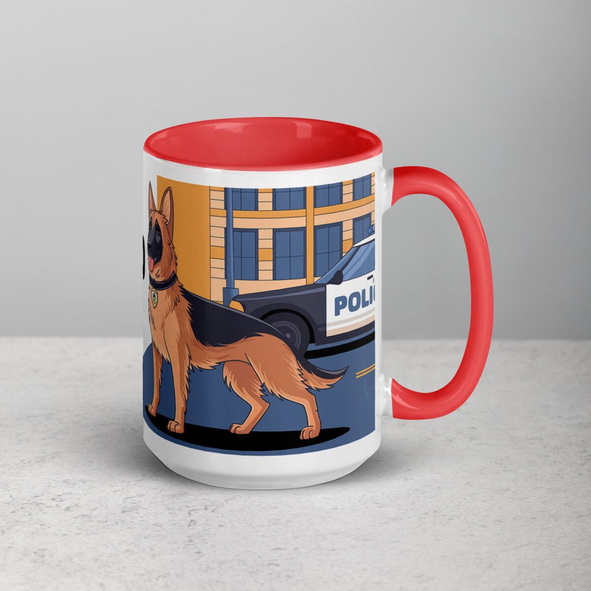 German Shepherd Patrol: Always on Duty Coffee Mug - Image 12