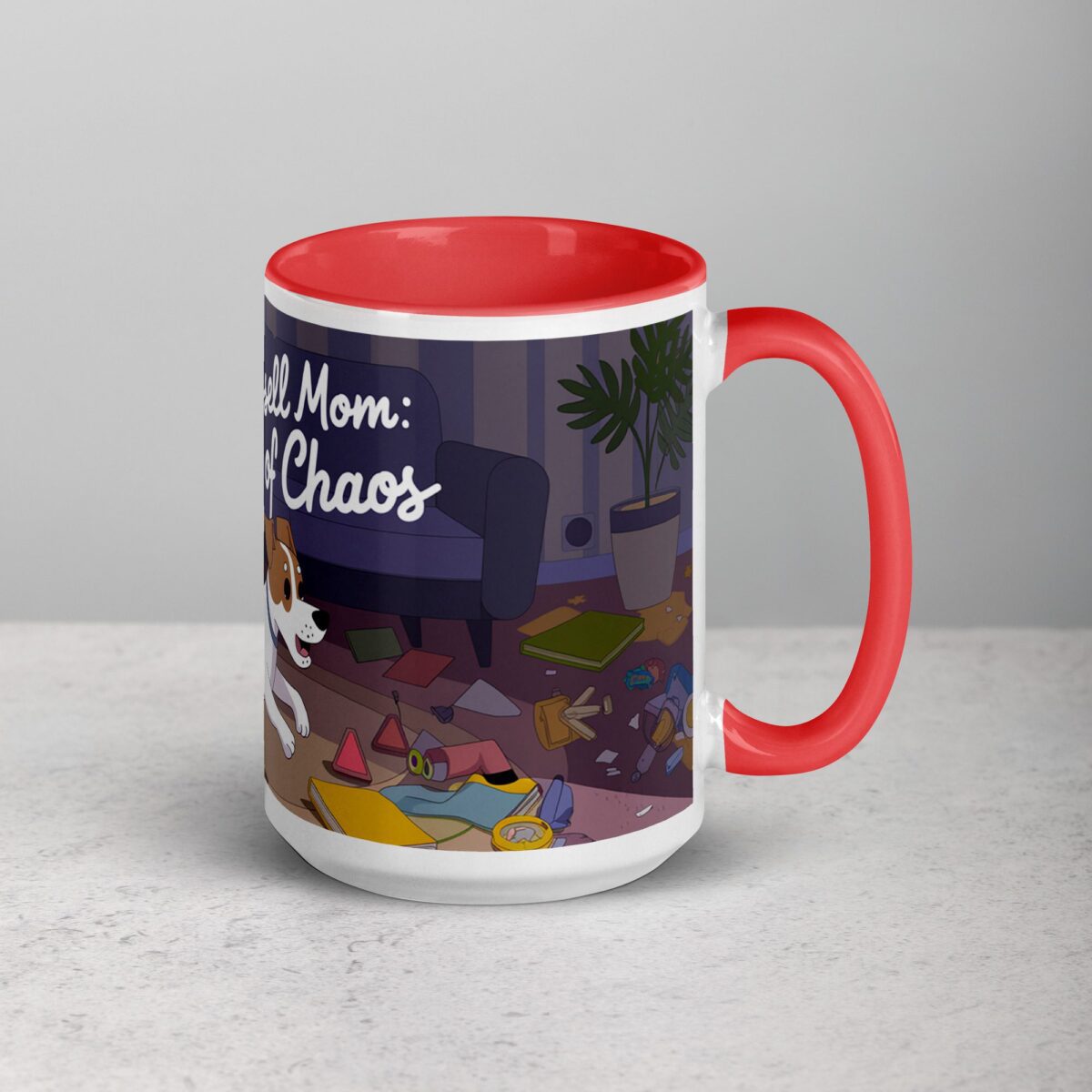 Jack Russell Mom: Queen of Chaos Coffee Mug - Image 12
