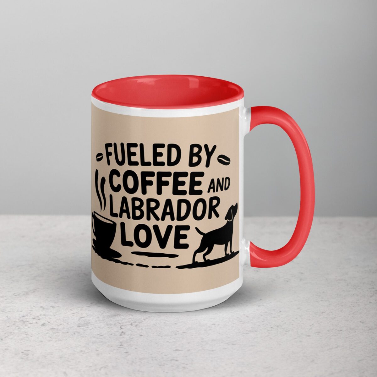 Fueled by Coffee and Labrador Love Mug - Image 12