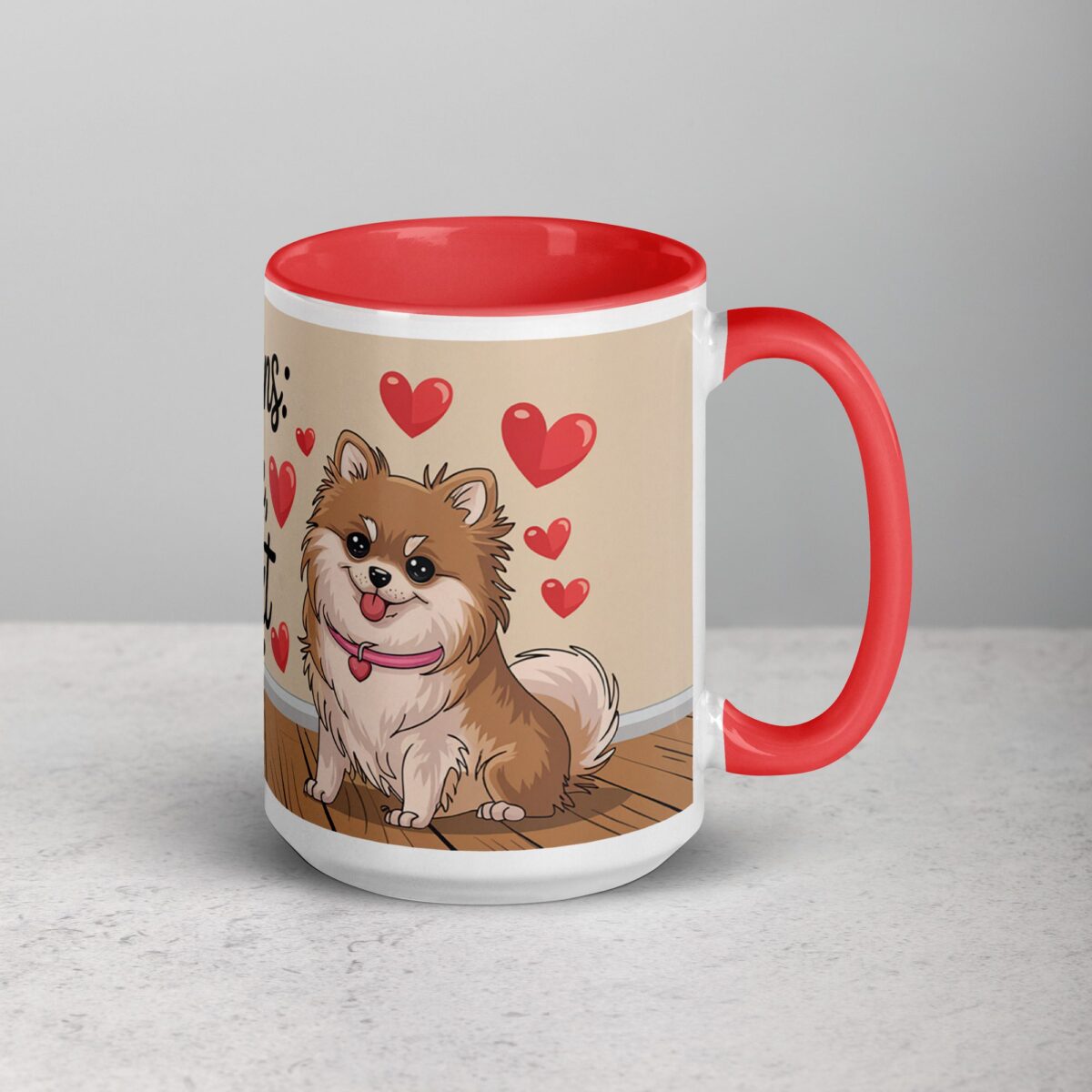 Pomeranians: Small Size, Big Heart Coffee Mug - Image 12