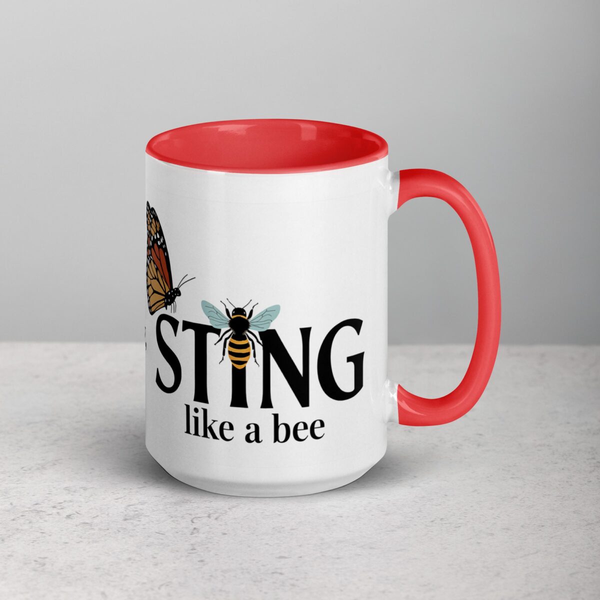 Float Like a Butterfly, Sting Like a Bee Mug - Image 12