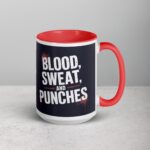 Blood, Sweat, and Punches Boxing Mug - Image 12