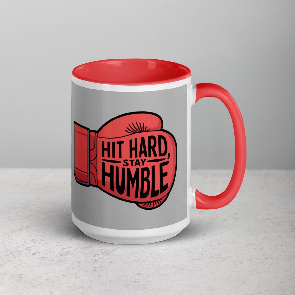 Hit Hard, Stay Humble Boxing Mug - Image 12