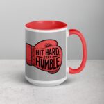 Hit Hard, Stay Humble Boxing Mug - Image 12
