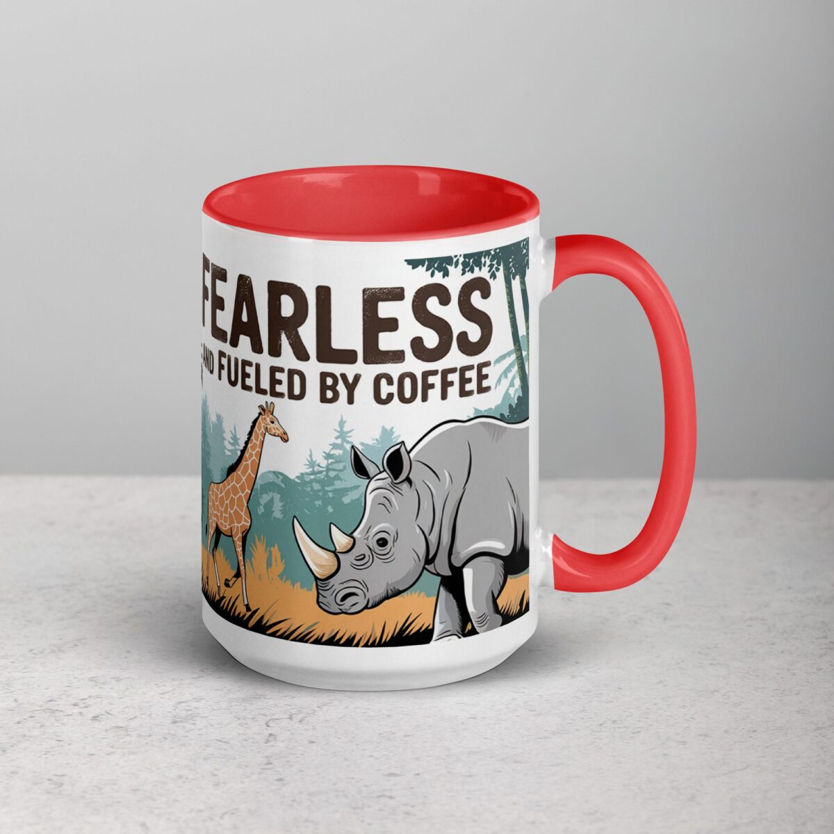 Fearless and Fueled by Coffee Lion Mug - Image 12
