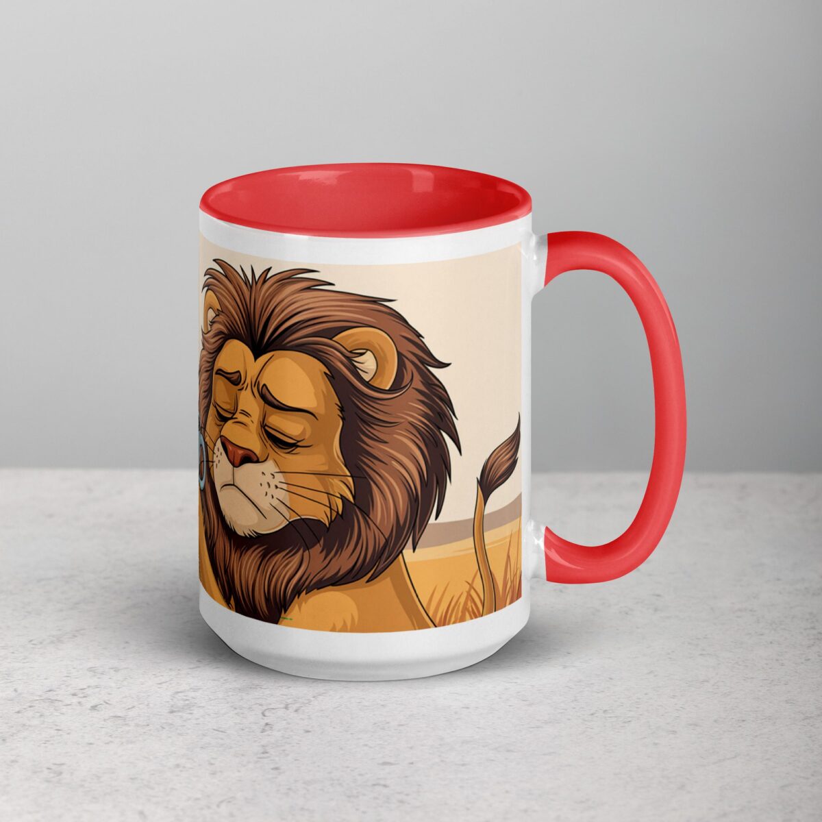 Hear Me Roar... After Coffee Lion Mug - Image 12