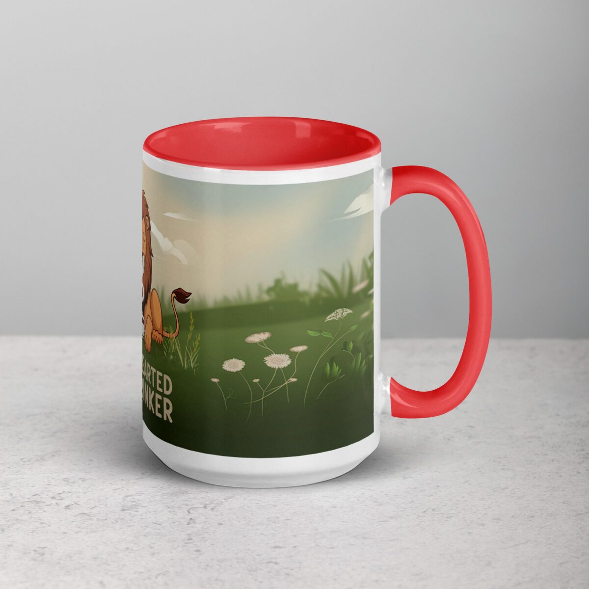 Lion-Hearted Tea Drinker Cup - Image 12