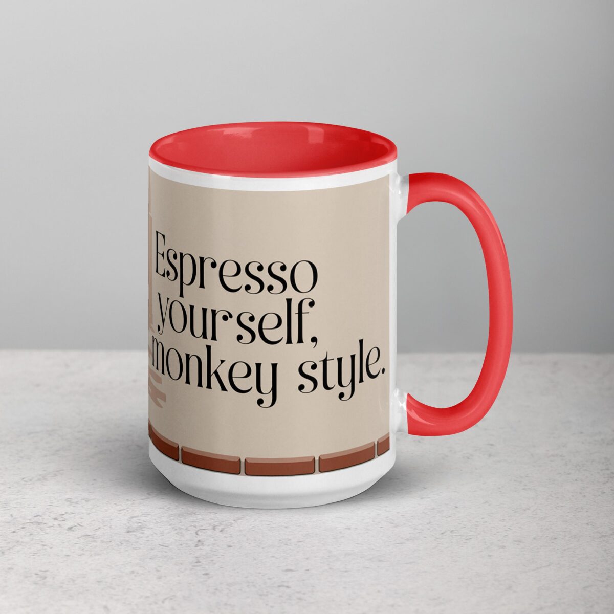 Espresso Yourself, Monkey Style Coffee Mug - Image 12