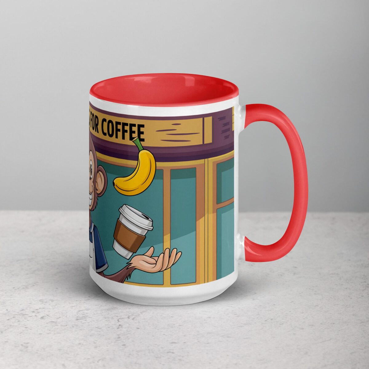 Go Bananas for Coffee Monkey Mug - Image 12