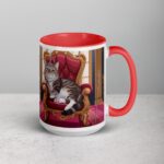 I Work Hard So My Cat Can Live Like Royalty Mug - Image 12