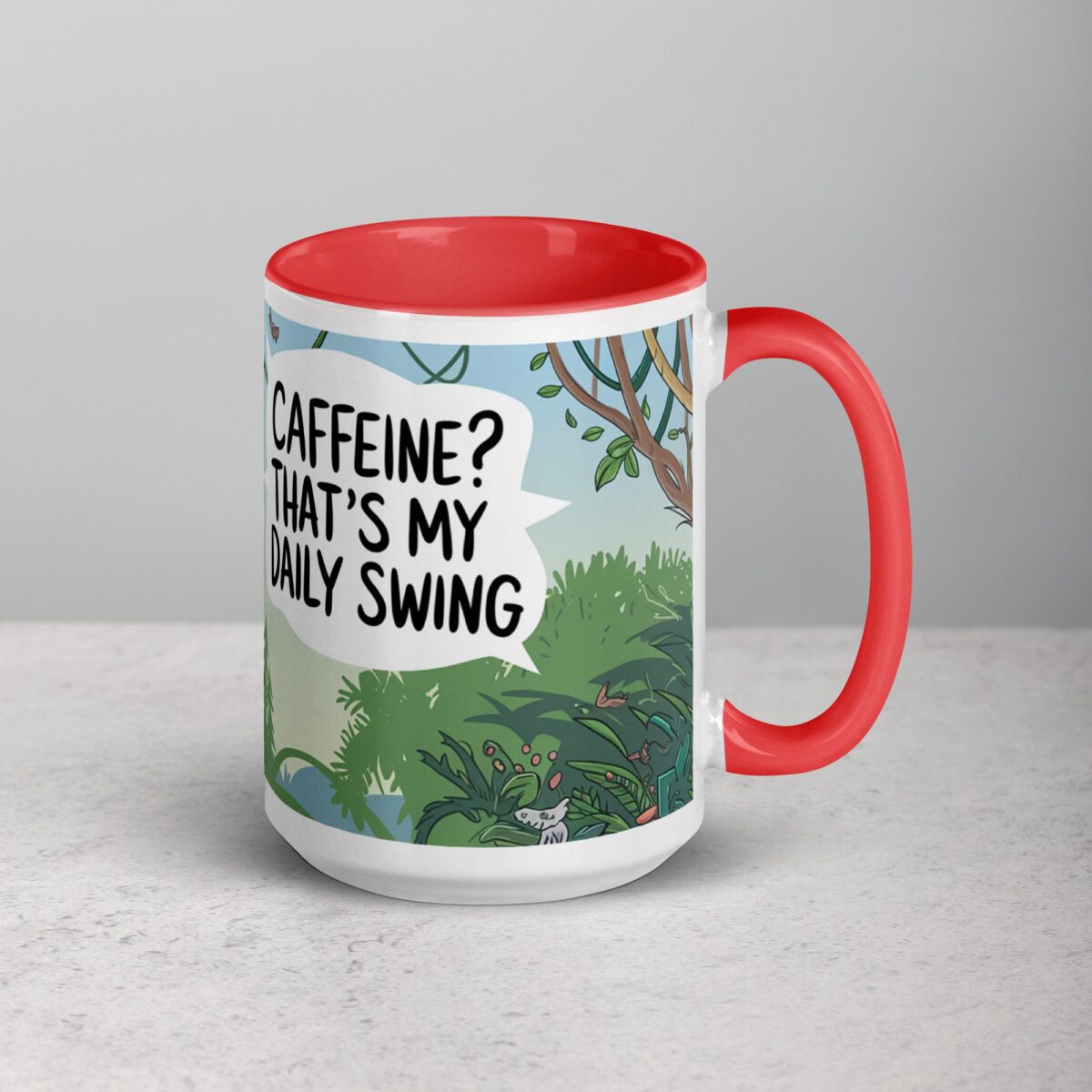 Caffeine? That’s My Daily Swing Monkey Mug - Image 12