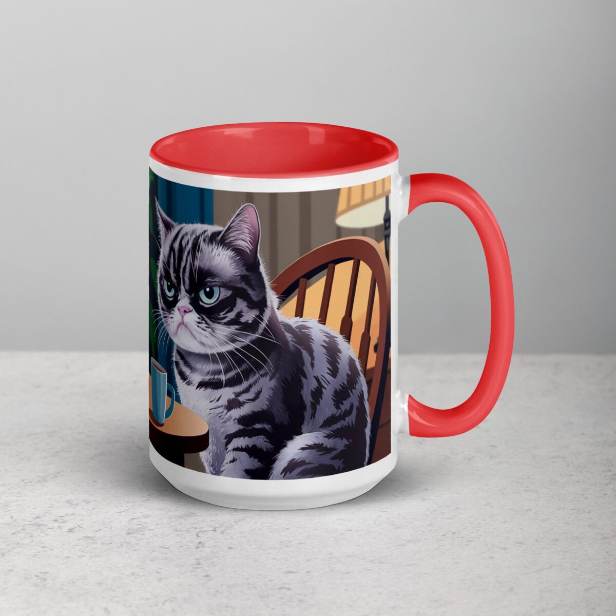 No Talkie Before Coffee Cat Mug - Image 12