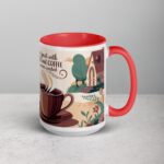 Time Spent with Cats and Coffee Is Never Wasted Mug - Image 12