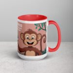 Monkey Mood: Decaffeinated = Grumpy, Caffeinated = Happy Mug - Image 12