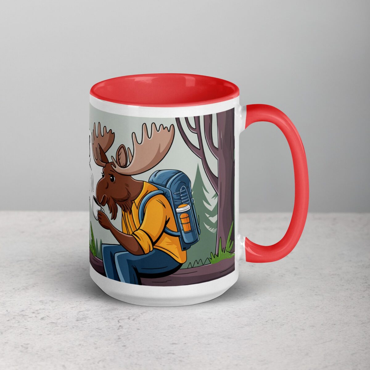 Adventure Awaits, But First Coffee Moose Mug - Image 12