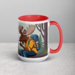 Adventure Awaits, But First Coffee Moose Mug - Image 12