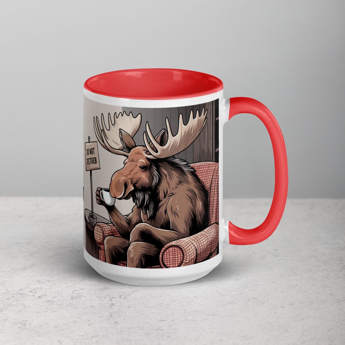 I’m Not Antler-Social, Just Caffeinating Moose Mug - Image 12