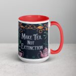 Make Tea, Not Extinction Dinosaur Cup - Image 12