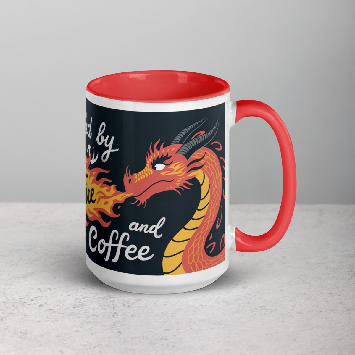 Fueled by Fire and Dragon Coffee Mug - Image 12