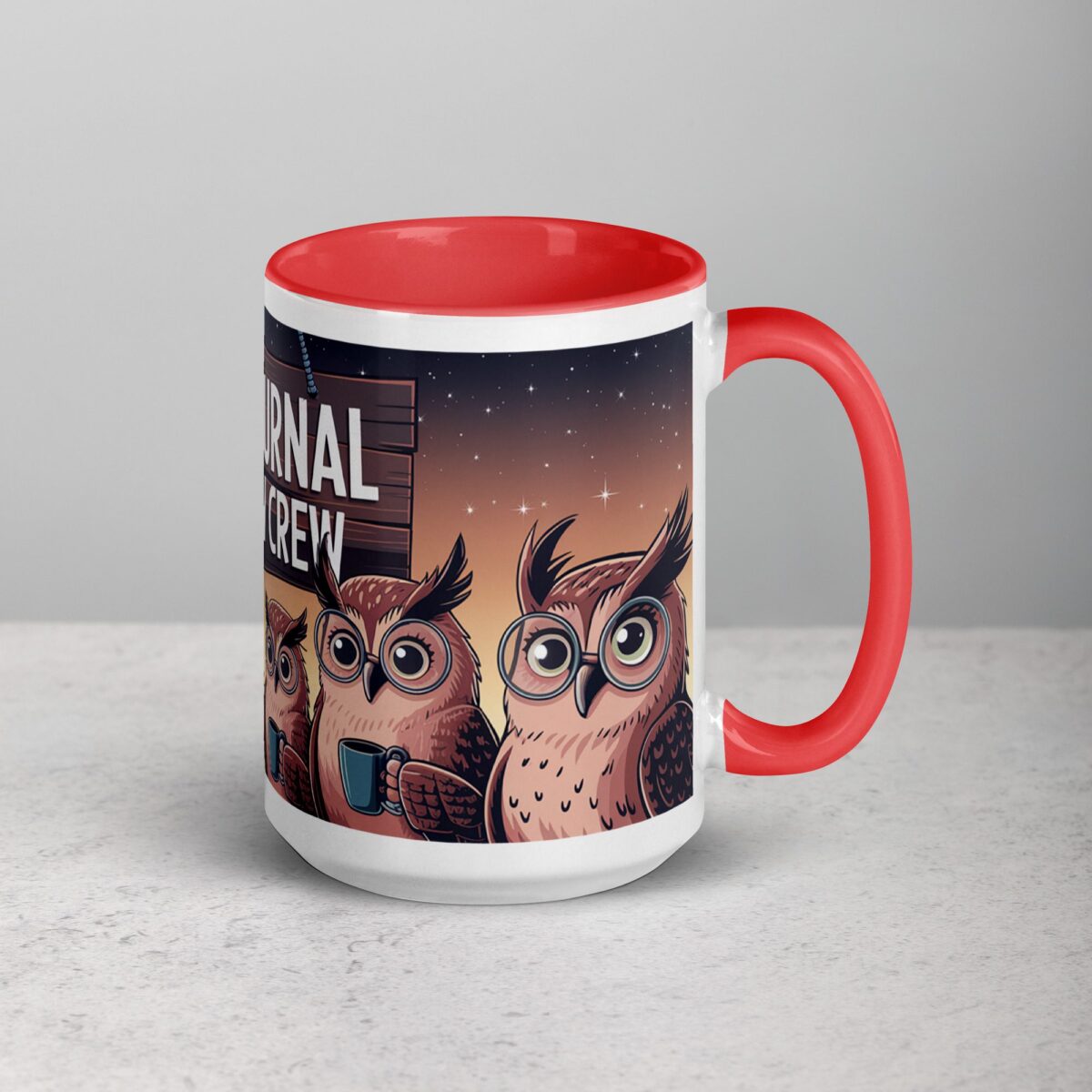 Nocturnal Brew Crew Owl Mug - Image 12