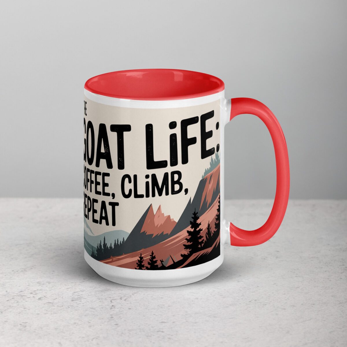 The Goat Life: Coffee, Climb, Repeat Mug - Image 12