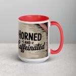Horned and Caffeinated Goat Coffee Mug - Image 12