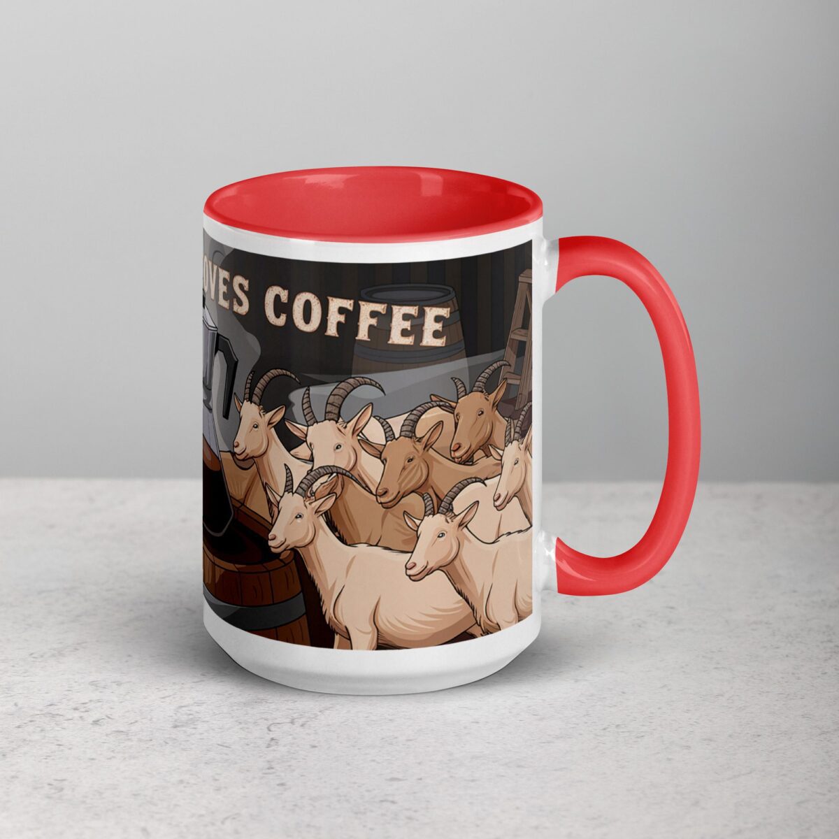 Goat Herd Loves Coffee Mug - Image 12