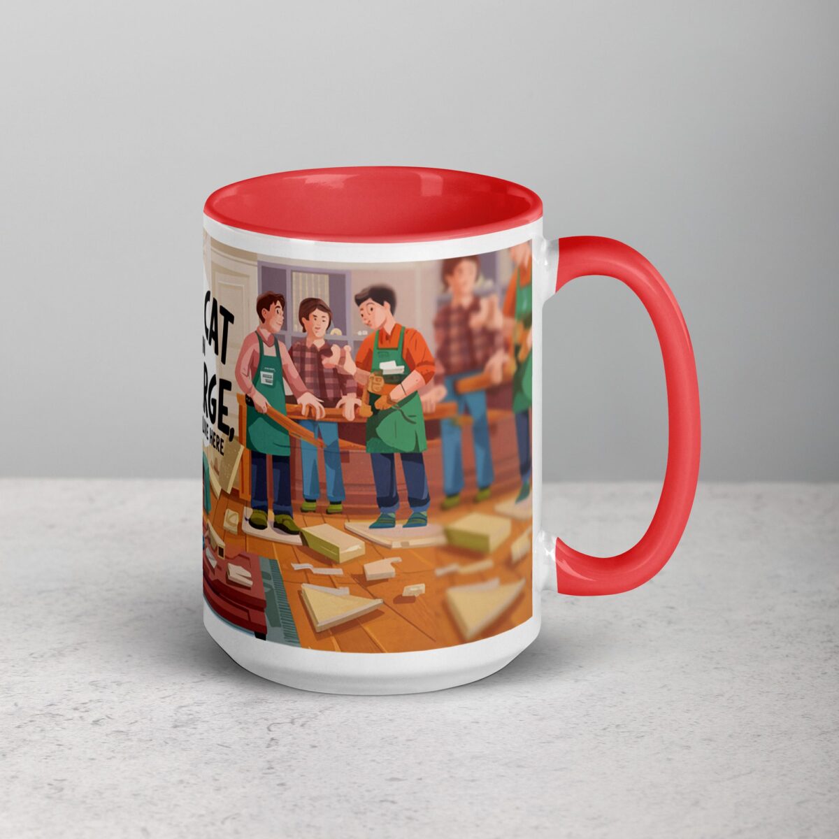 The Cat Is in Charge, We Just Live Here Mug - Image 12