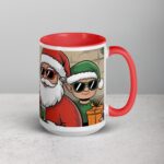 Gangsta Wrapper Christmas Santa Mug - Image 12