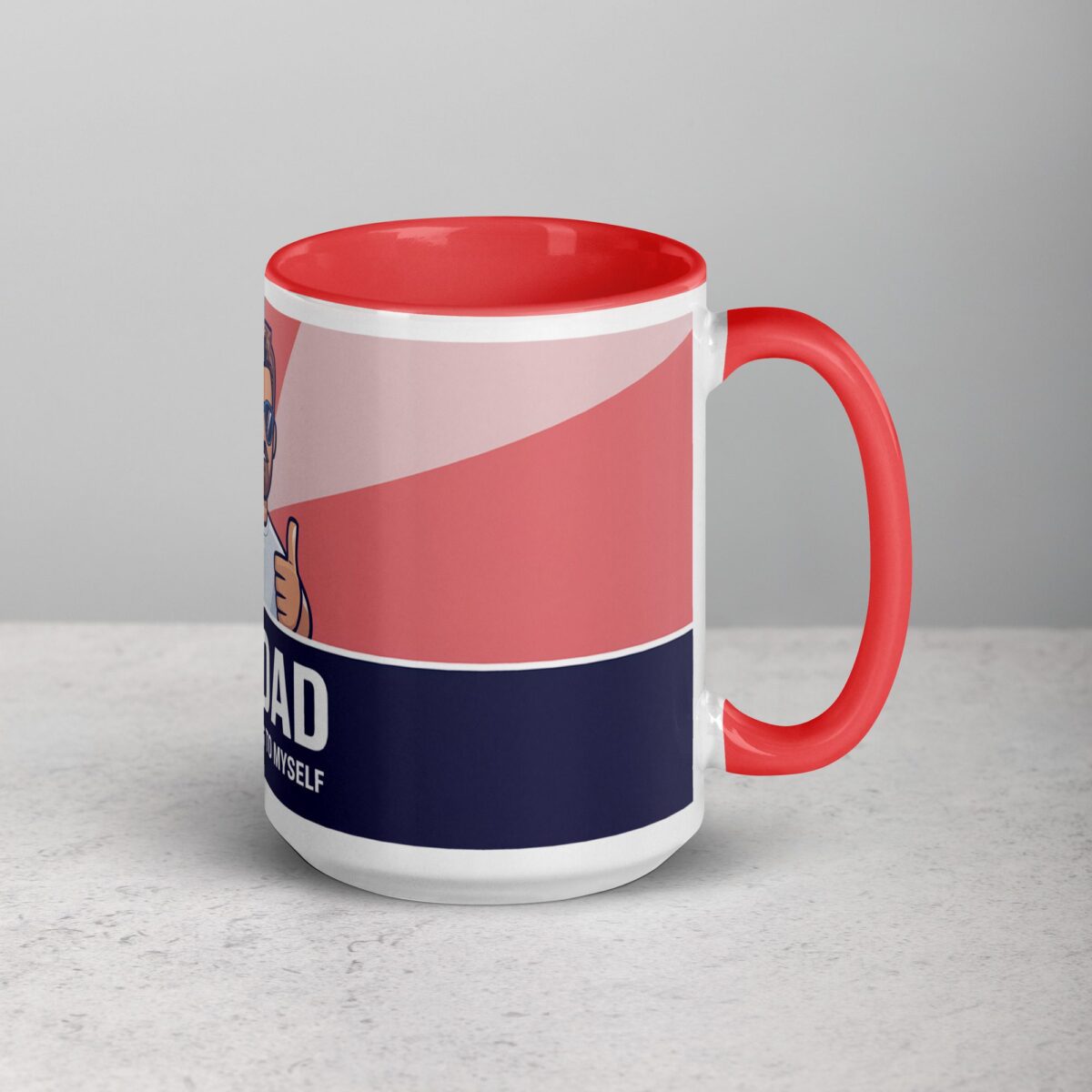 #1 Dad (According to Myself) Coffee Mug - Image 12