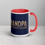 Grandpa: The Man, The Myth, The Legend Mug - Image 12