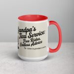 Grandpa’s Taxi Service: Free Rides, Endless Advice Mug - Image 12