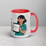 Because Patients Can’t Google Their Symptoms Nurse Mug - Image 12