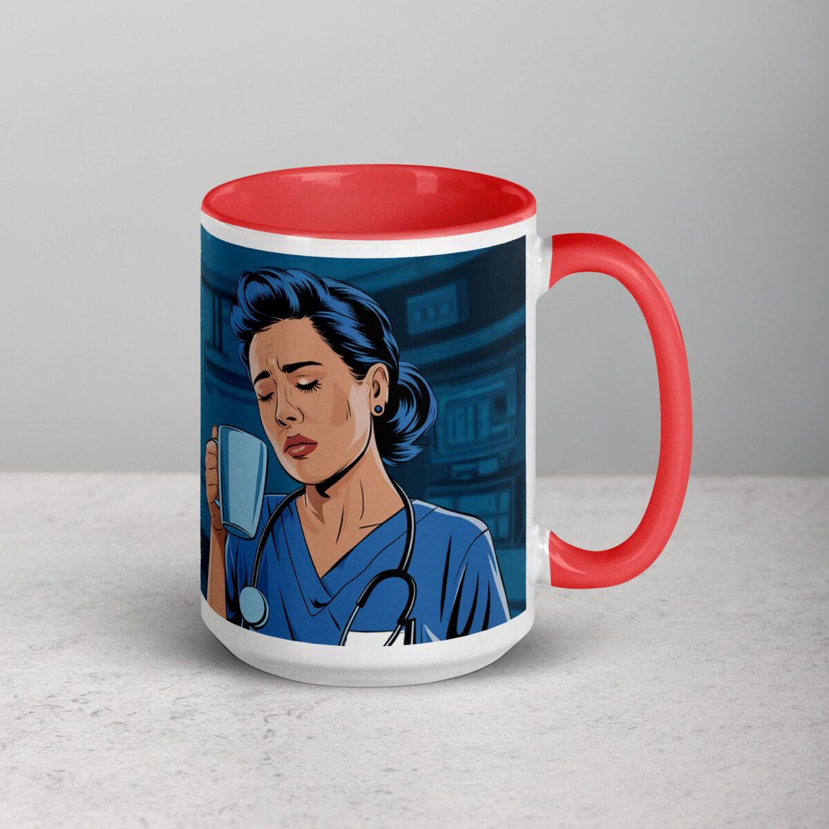 Straight Outta Night Shift Nurse Mug - Image 12