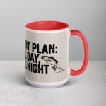Retirement Plan: Fish All Day, Nap All Night Mug - Image 12
