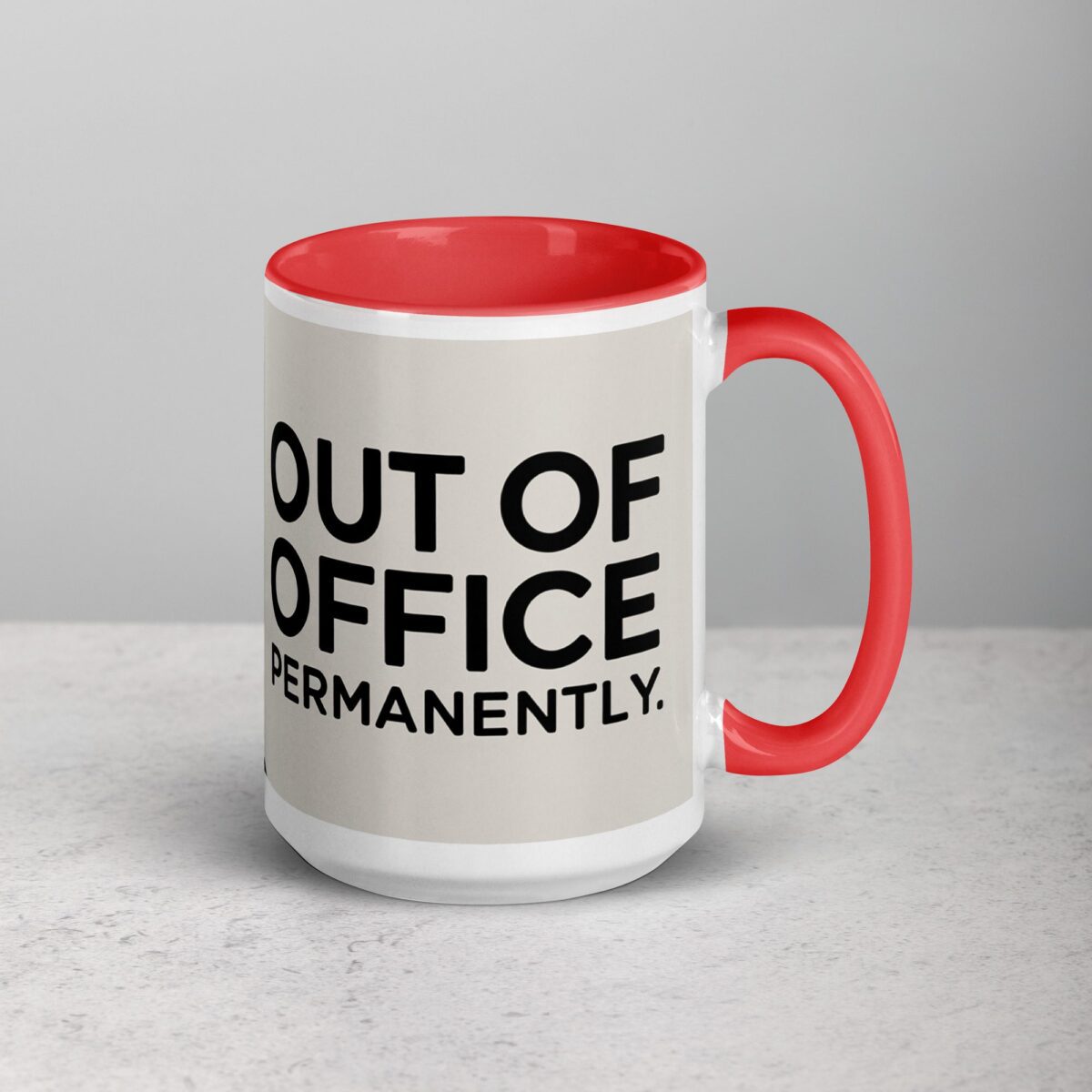 Out of Office Permanently Retirement Coffee Mug - Image 12