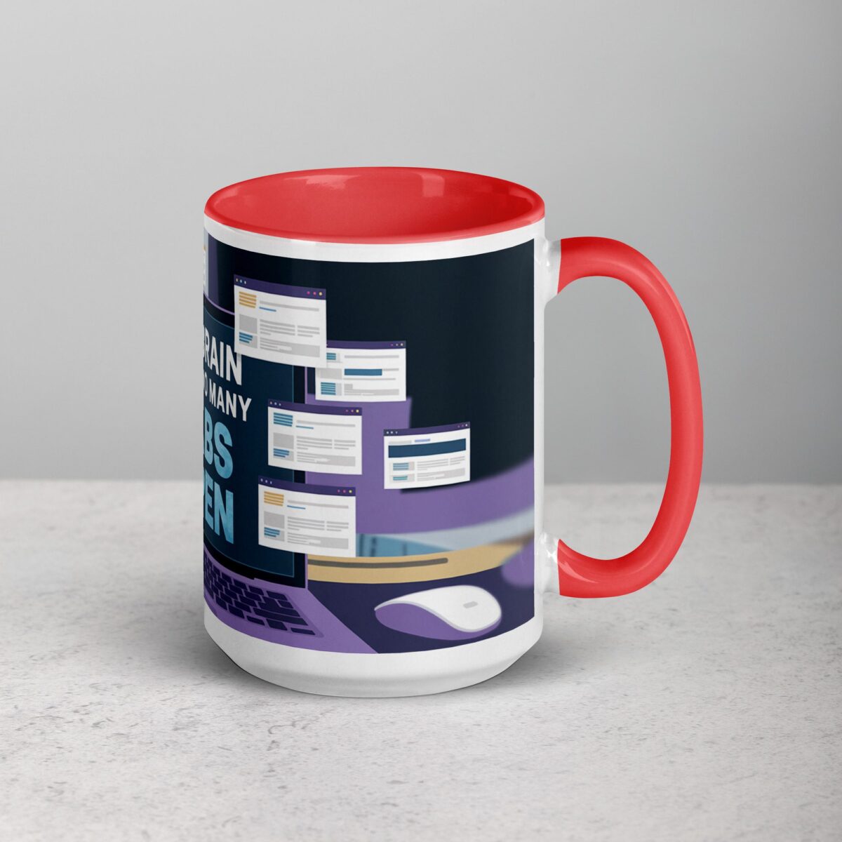 My Brain Has Too Many Tabs Open Sarcastic Mug - Image 12