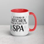 If Found in Kitchen, Please Return to the Spa Wife Mug - Image 12