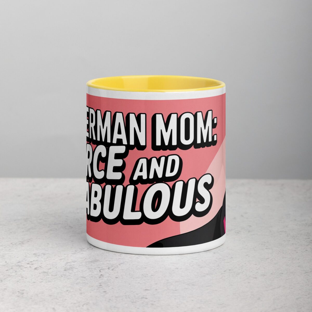 Doberman Mom: Fierce and Fabulous Coffee Mug - Image 20